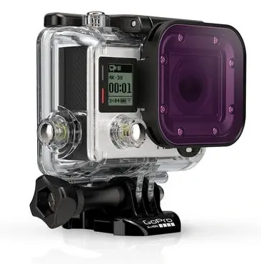 GoPro Magenta Dive Filter HERO4/3+/3 Dive housing 