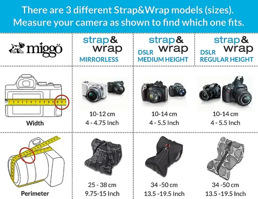 MyMiggo Padded  Camera Strap and Wrap  for CSC 