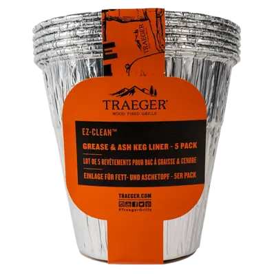 Traeger EZ-Clean Grease & Ash Keg Liner 5-pack 